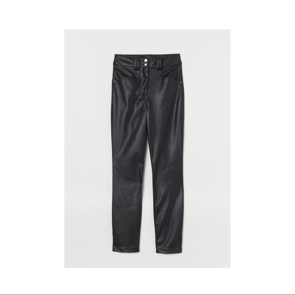 H&M Faux Leather Pants